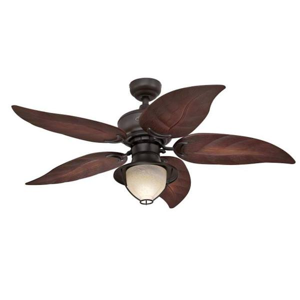48"  Oil Rubbed Bronze 5 Reversible Blade Indoor LED Ceiling Fan
