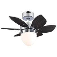 Westinghouse 24" Chrome 6 Reversible Blade Indoor LED Ceiling Fan