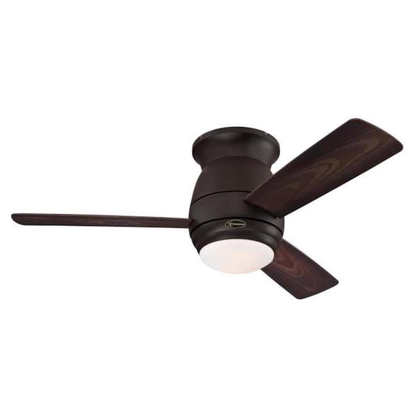 44" Black-Bronze 3 Reversible Blade Indoor LED Ceiling Fan