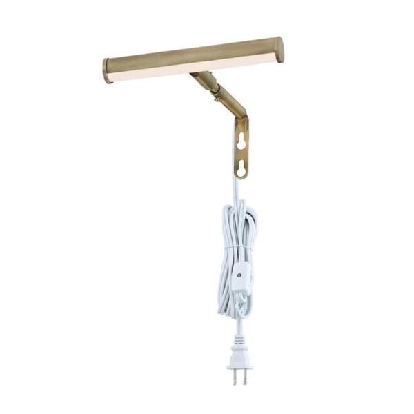 7" Antique Brass Finish Picture Light