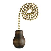 Westinghouse 12" Pull Chain with Walnut Wooden Knob