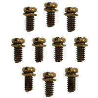 Westinghouse .5" Brass Motor Screw Kit (10 pack)