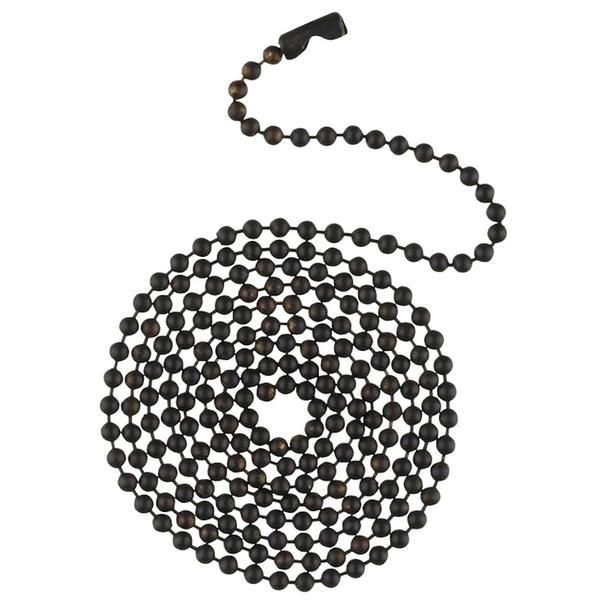 3' Oil Rubbed Bronze Beaded Chain with Connector 