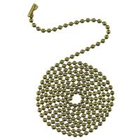 Westinghouse 3' Antique Brass Beaded Chain with Connector 