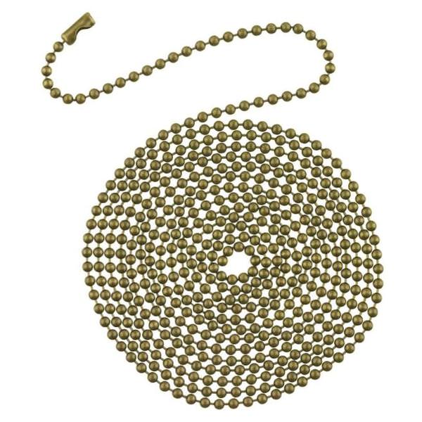12' Antique Brass Chain with Connector