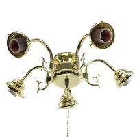 Westinghouse 5 Light Polished Brass Victorian Chandelier Light Fixture