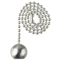 Westinghouse 12" Brushed Nickel Pull Chain with Ball Handle