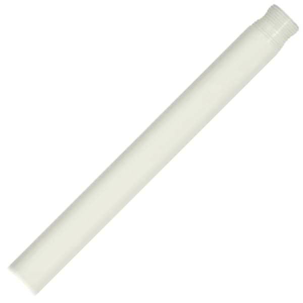 1/2" ID x 12" White Ceiling Fan Down Rod