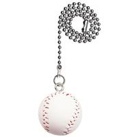 Westinghouse 12" Chrome Beaded Chain with Baseball Handle