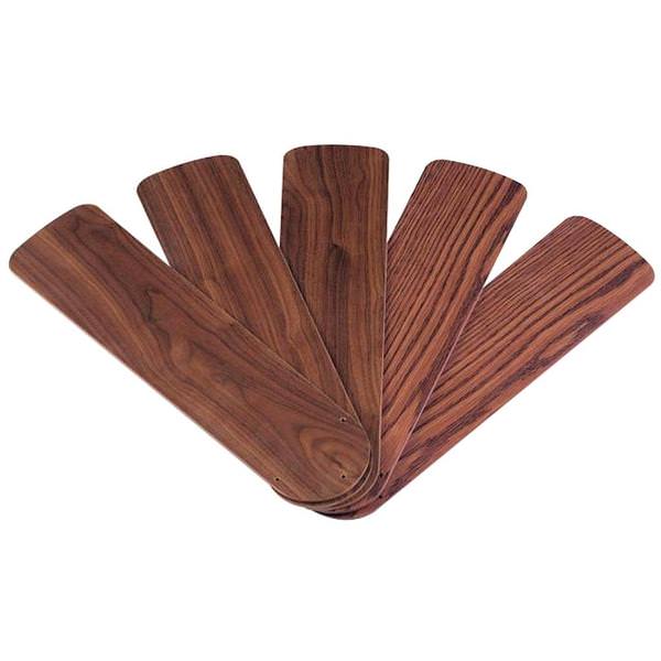 42" Ceiling Fan Reversible Oak / Walnut Replacement Blades (5 pack)