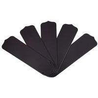 52" Outdoor Ceiling Fan Dark Brown Replacement Blades (5 pack)
