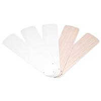 Westinghouse 52" Ceiling Fan Reversible White / Bleached Oak Replacement Blades (5 pack)