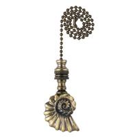 Westinghouse 12" Antique Brass Shell Pull Chail