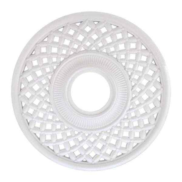 16" White Botino Polyurethane Ceiling Medallion