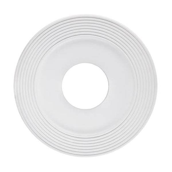 12" White Saturn Polyurethane Ceiling Medallion