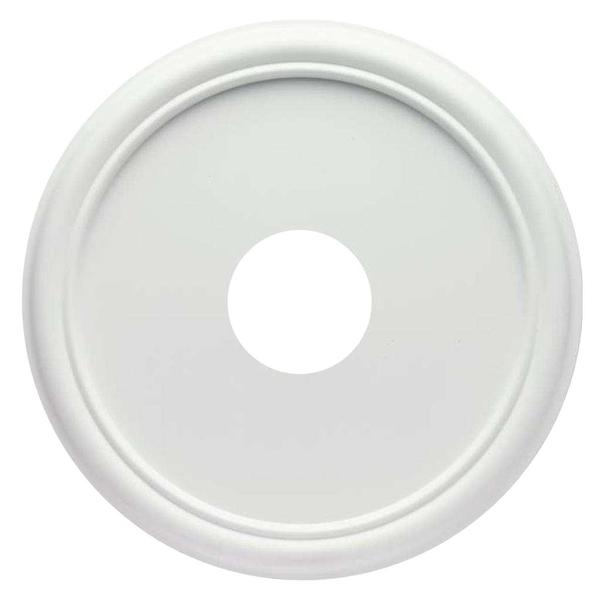 16" White Smooth Ceiling Medallion