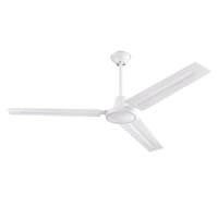 Westinghouse 56" Industrial 3 Steel Blade White Ceiling Fan