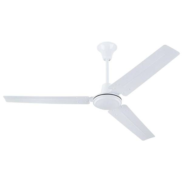 56" Industrial White Ceiling Fan