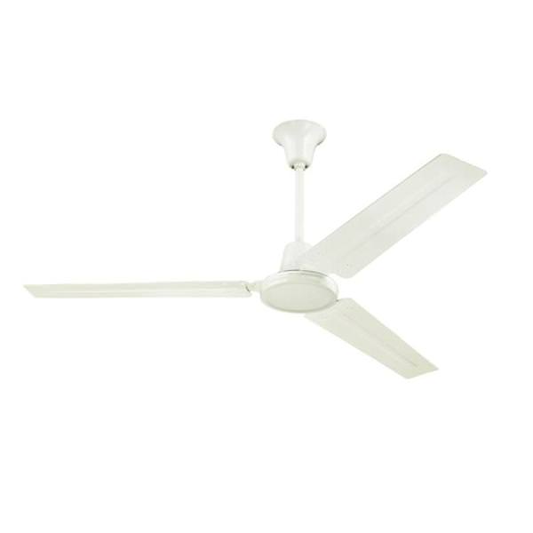 56" Industrial White 3 Blade Ceiling Fan