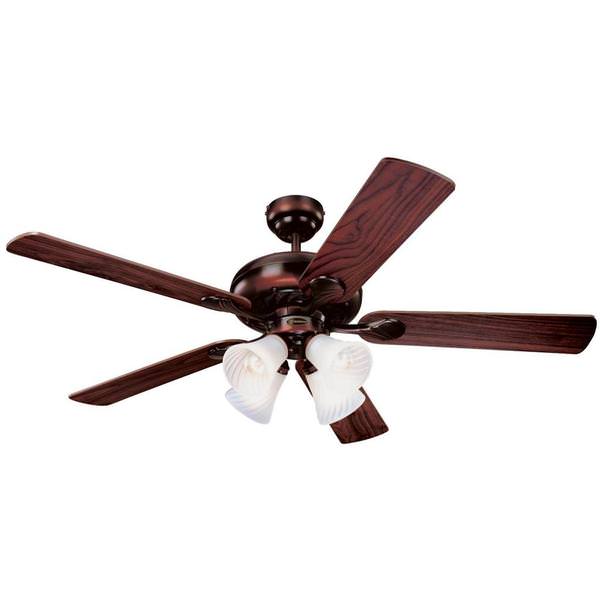 52" "Swirl" Reversible Five-Blade Indoor Ceiling Fan