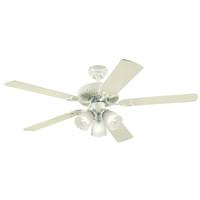 View 52" White Reversible 5 Blade Indoor Ceiling Fan