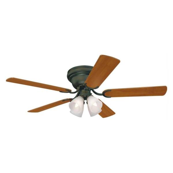 52" 4 Light Reversible Five-Blade Indoor Ceiling Fan