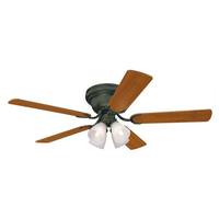 View 52" 4 Light Reversible Five-Blade Indoor Ceiling Fan