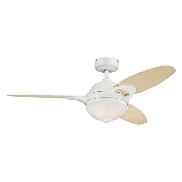 46-Inch Three-Blade Indoor Ceiling Fan with Remote