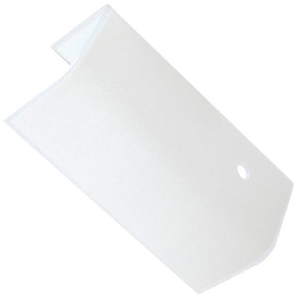 7.5" White Channel Glass