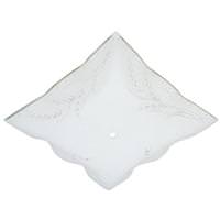 Westinghouse 12" White Diffuser with Clear Wheat Design 