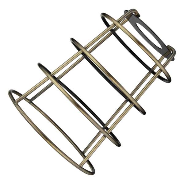 2.25" Antique Brass Finish Cage Shade