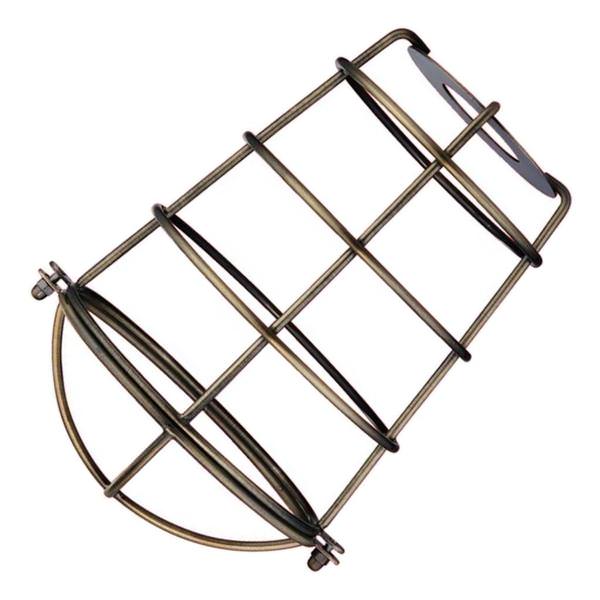 2.25" Antique Brass Finish Cage Shade