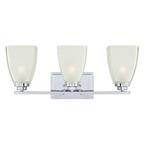 3 Light Indoor Chrome Wall Fixture