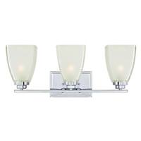View 3 Light Indoor Chrome Wall Fixture