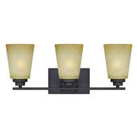 View 3 Light Indoor Oil Rubbed Bronze Wall Fixture