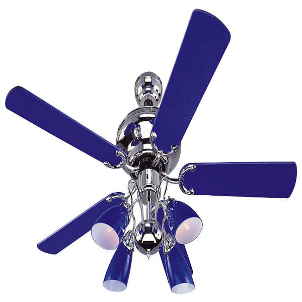 52" Chrome Ceiling Fan