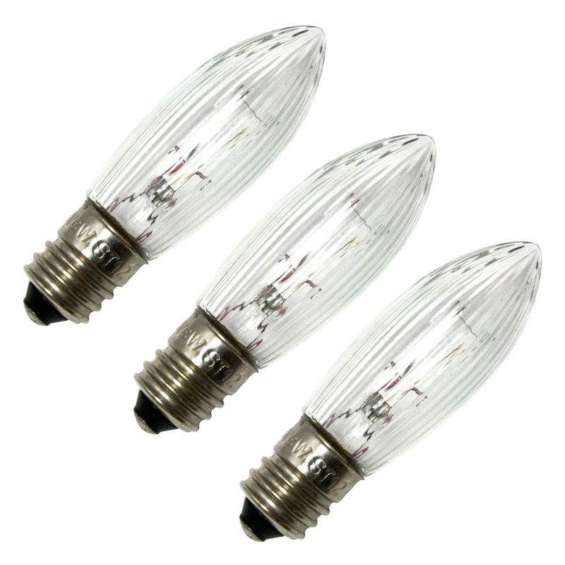 3 watt 23 volt European Special Screw Base Clear (3 pack) 1