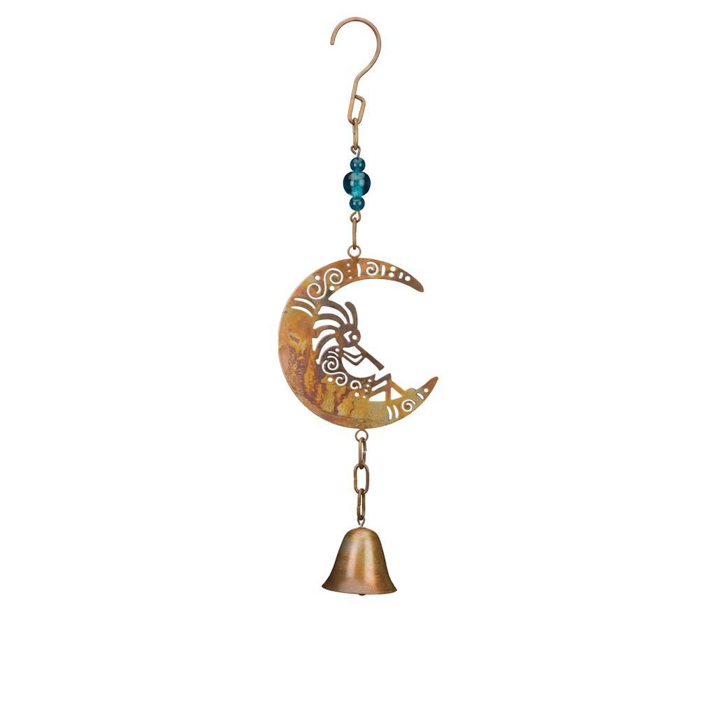 18" Kokopelli Metal Garden Bell 1