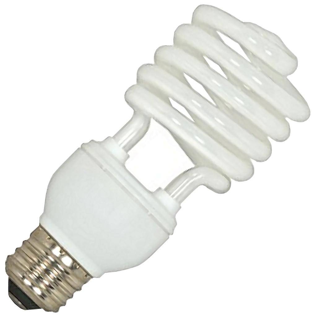 23 watt 120 volt T2 Medium Screw Base 4100K Cool White CFL 1