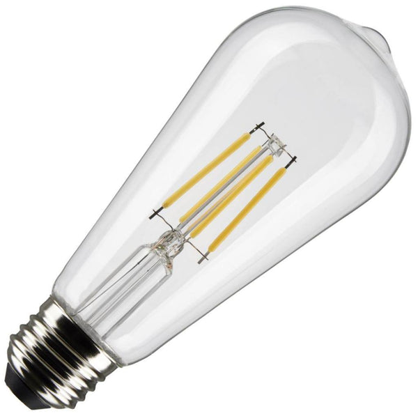 5 watt 120 volt ST19 Medium Screw Base 4000K Cool White Dimmable LED 1