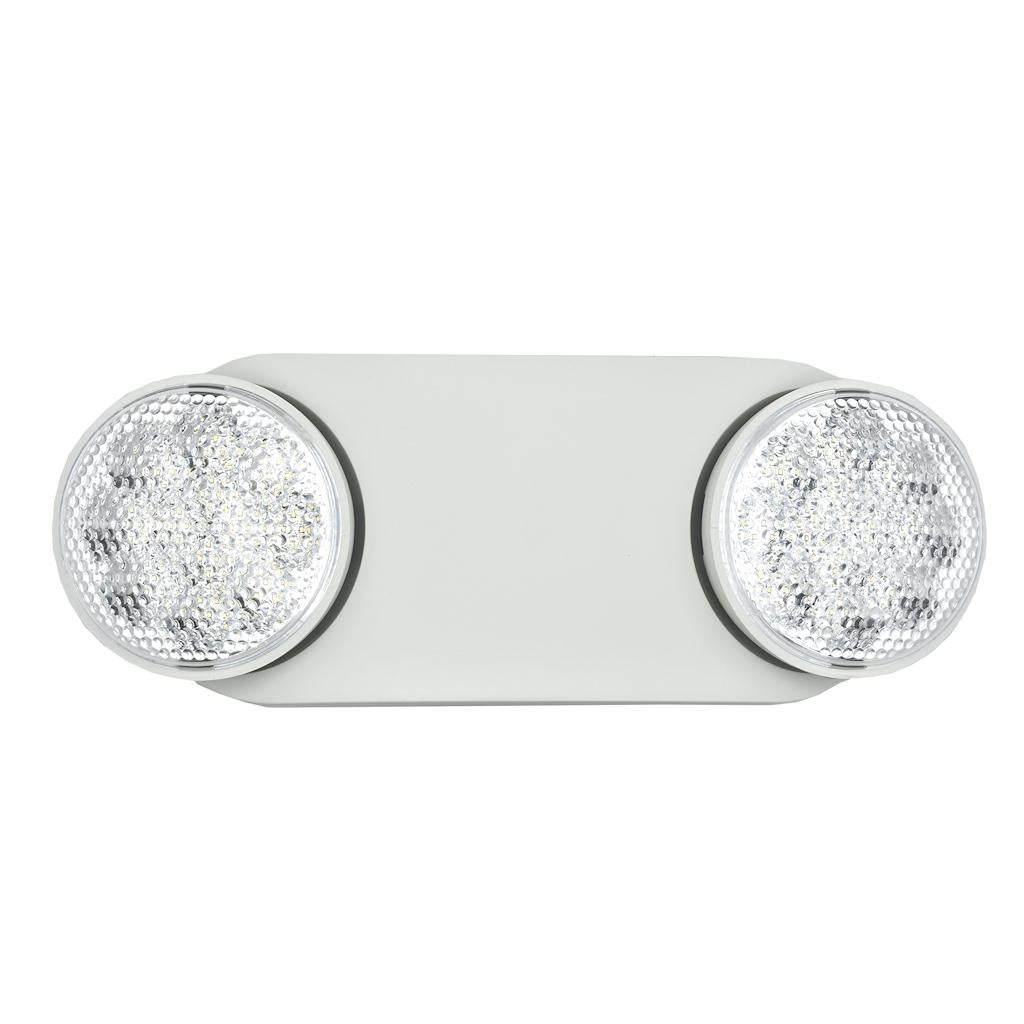 2.4 watt 120/277 volt Dual Head AC LED Emergency Light