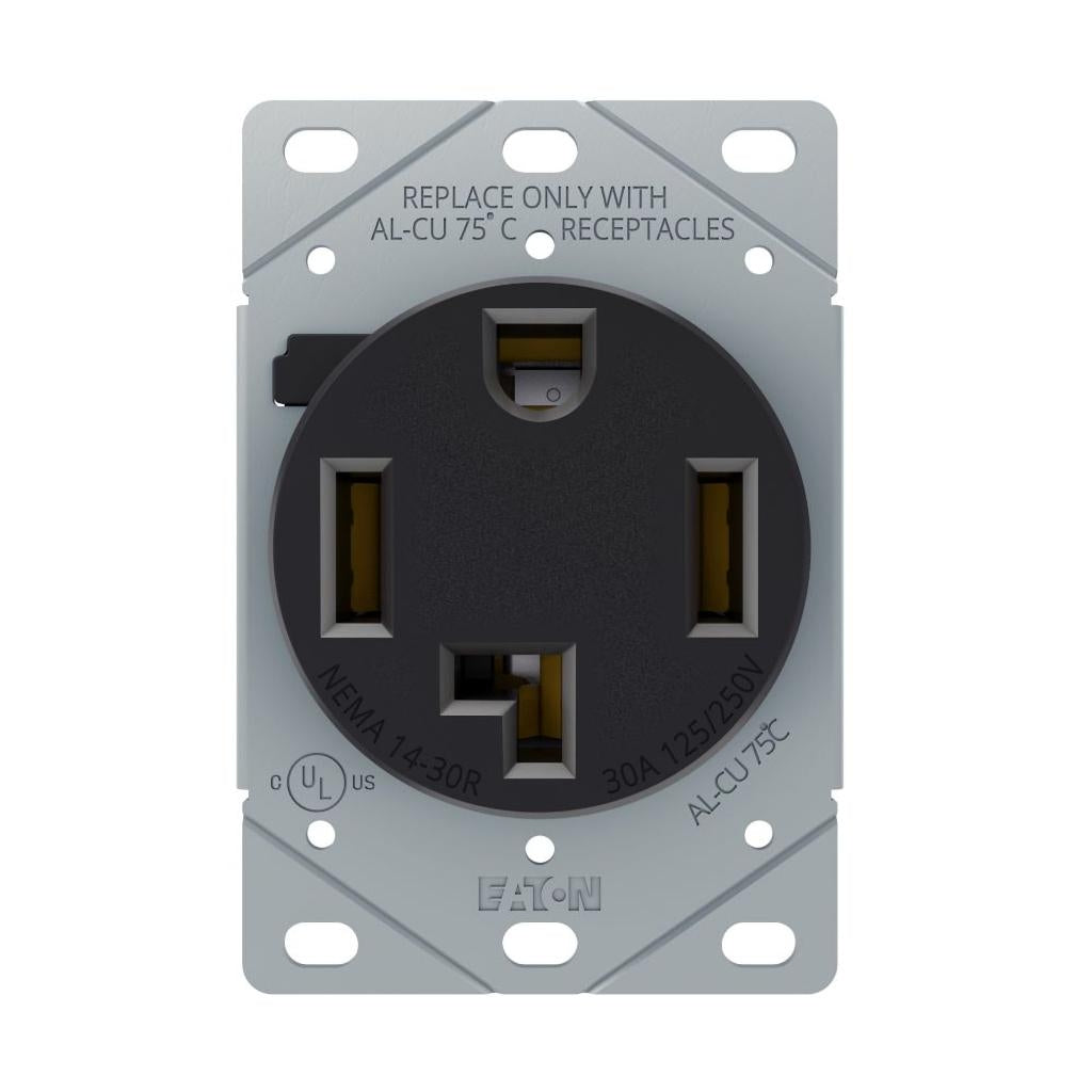 Eaton 30A 125/250 volt Single Receptacle