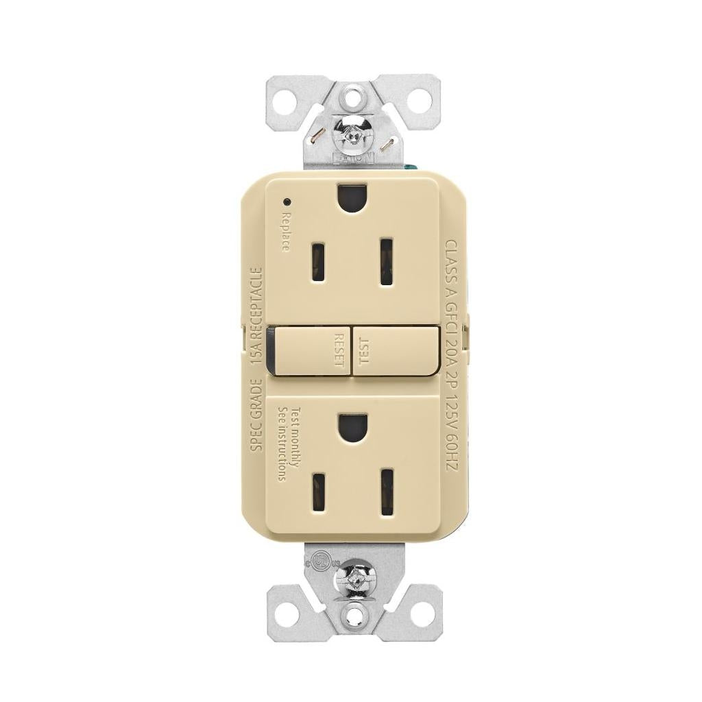 Eaton 15A 125 volt Self-Test Wall Outlet Box