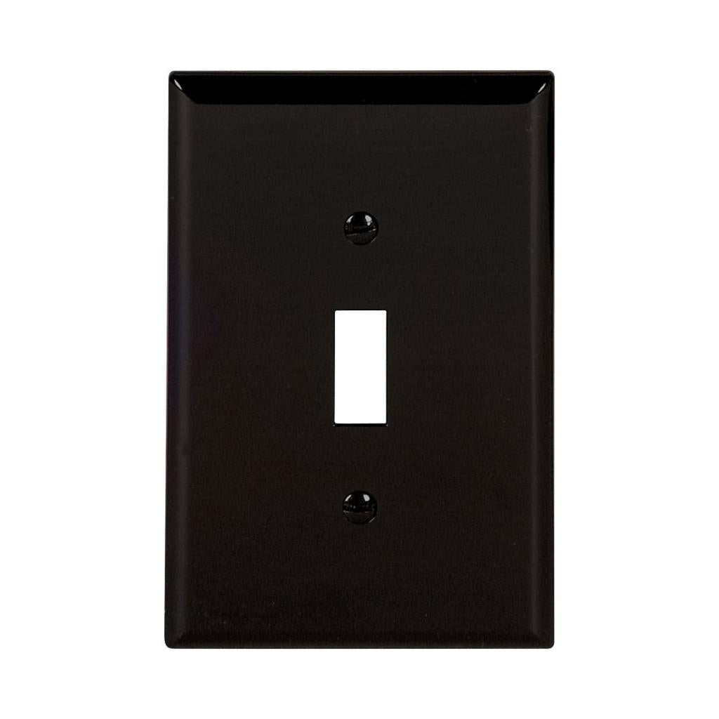 Eaton 1-Gang Black Wall Plate