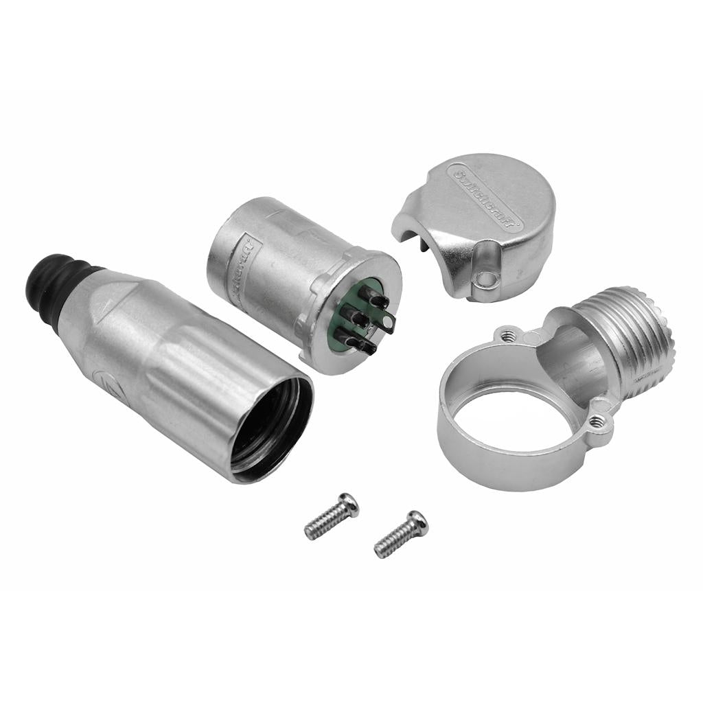 Switchcraft 4-Position Male Circular Connector Receptacle
