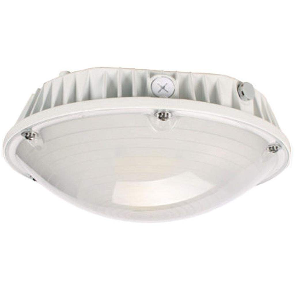 Eiko 60 watt 120/277 volt 5000K Daylight LED Round Dimmable Surface Canopy Fixture