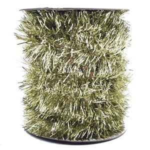 50' Red Silky Tinsel String - Image 2