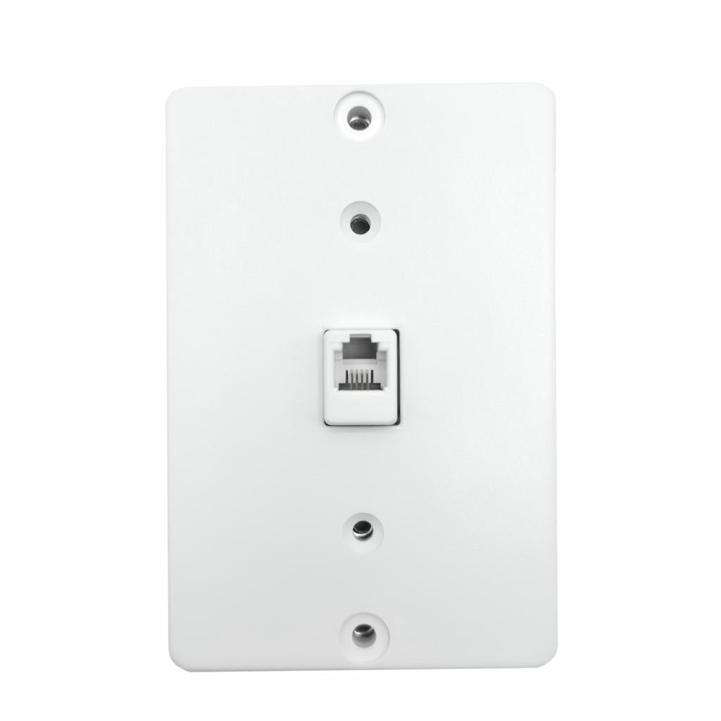Leviton 630A 4-Conductor Telephone Wall Jack