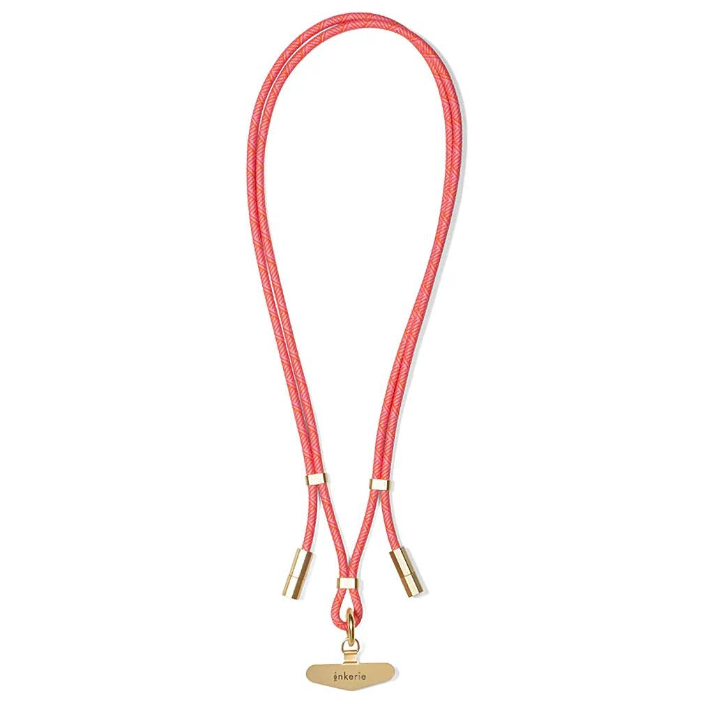 Kikkerland 59.8" Pink Charge & Carry Phone Lanyard