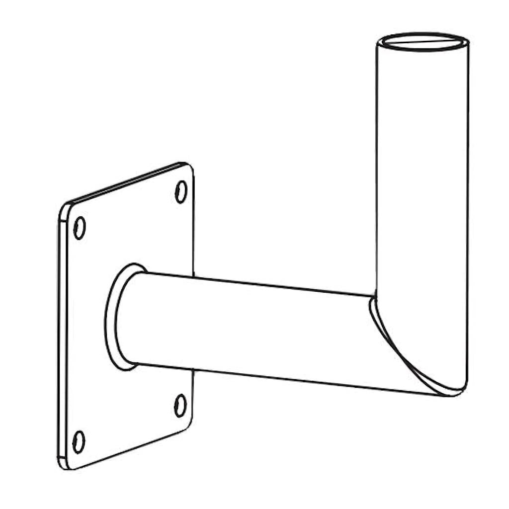 90 Degree Single Wall Mount Tenon